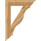 Ekena Millwork Funston Traditional Rough Sawn Bracket, Western Red Cedar, 6"W x 34"D x 46"H BKT06X34X46FST01RWR - alternate 3